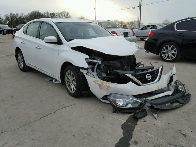 3N1AB7AP5HY237963 - 2017 NISSAN SENTRA S WHITE photo 1