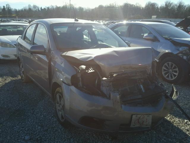 KL1TD5DE6AB132164 - 2010 CHEVROLET AVEO LS 灰色 照片 1