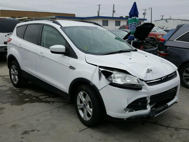 1FMCU0GX6EUA21791 - 2014 FORD ESCAPE SE WHITE photo 1