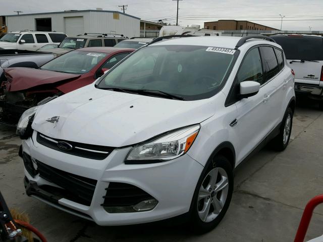 1FMCU0GX6EUA21791 - 2014 FORD ESCAPE SE WHITE photo 2