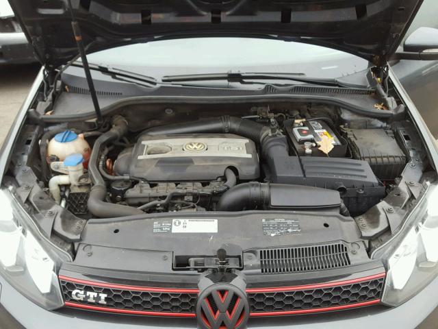 WVWGD7AJ4AW339474 - 2010 VOLKSWAGEN GTI CHARCOAL photo 7