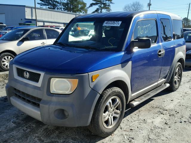 5J6YH18384L009785 - 2004 HONDA ELEMENT LX BLUE photo 2