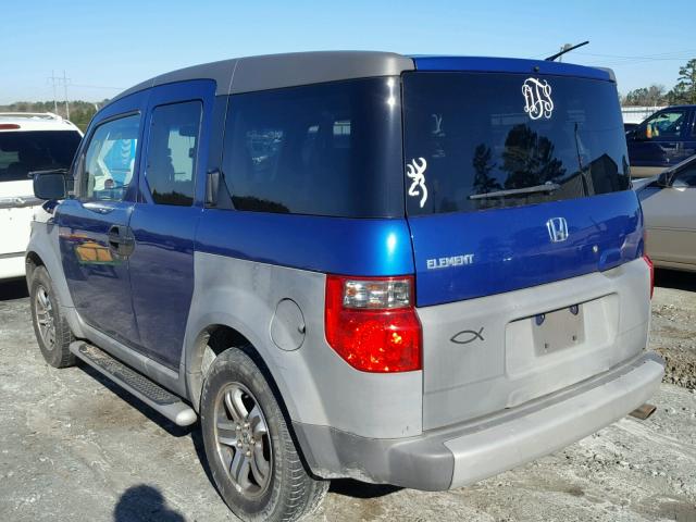 5J6YH18384L009785 - 2004 HONDA ELEMENT LX BLUE photo 3