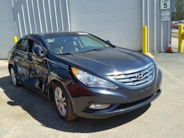 5NPEC4AC2DH611279 - 2013 HYUNDAI SONATA SE BLUE photo 1