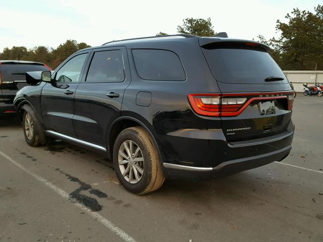 1C4RDJAG3HC854875 - 2017 DODGE DURANGO SX BLACK photo 3