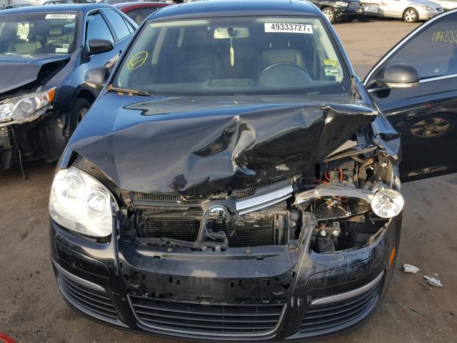 3VWRZ7AJ3AM046141 - 2010 VOLKSWAGEN JETTA SE 黑色 照片 7