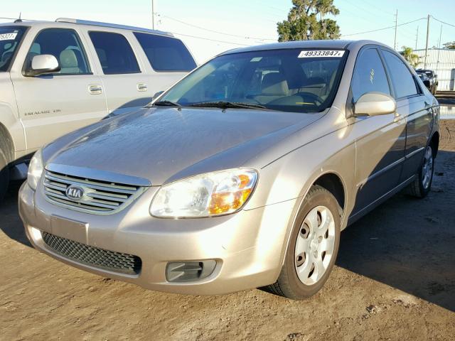 KNAFE121085514840 - 2008 KIA SPECTRA EX GOLD photo 2