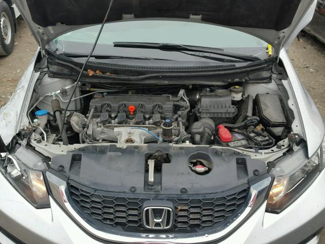 2HGFB2F52DH566909 - 2013 HONDA CIVIC LX SILVER photo 7