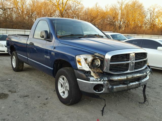 1D7HU16258J227105 - 2008 DODGE RAM 1500 S BLUE photo 1