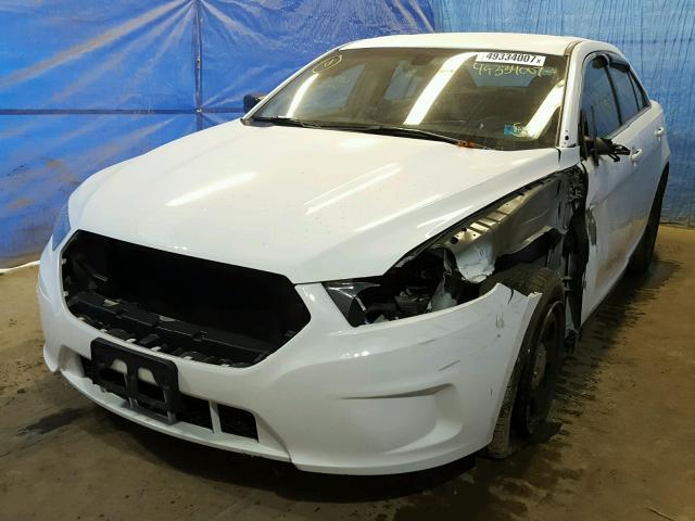 1FAHP2MK9EG120213 - 2014 FORD TAURUS POL WHITE photo 2