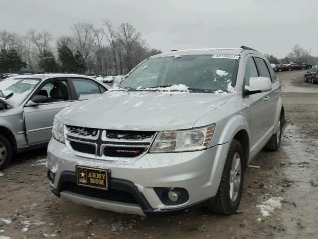 3D4PG1FG6BT559419 - 2011 DODGE JOURNEY MA SILVER photo 2