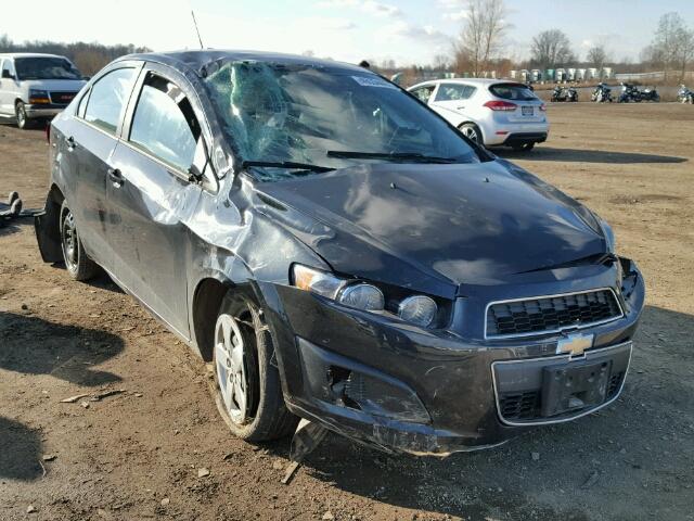 1G1JA5SH2F4180996 - 2015 CHEVROLET SONIC LS Սև լուսանկար 1