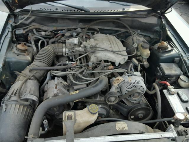 1FAFP4043WF141642 - 1998 FORD MUSTANG GREEN photo 7