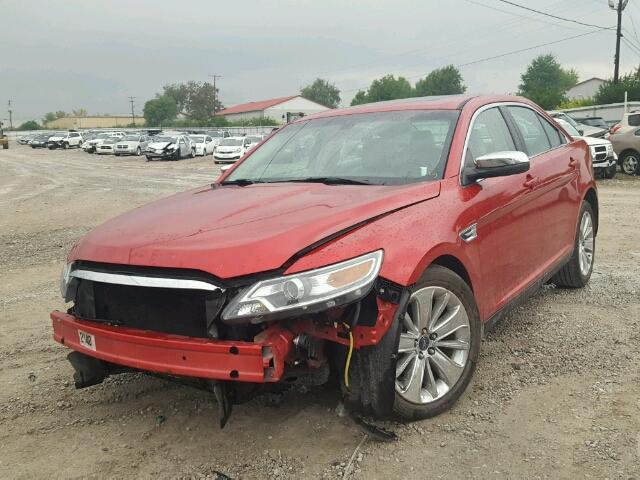 1FAHP2FW6BG105552 - 2011 FORD TAURUS LIM RED photo 2