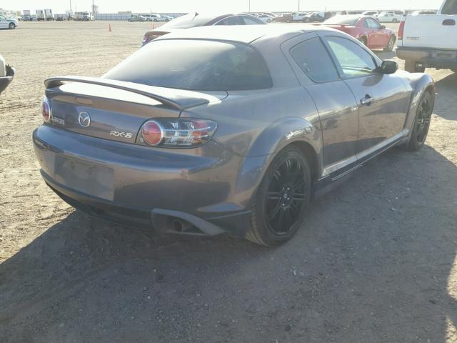 JM1FE173660203842 - 2006 MAZDA RX8 GRAY photo 4