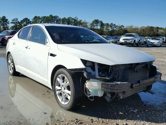 5XXGM4A78DG222487 - 2013 KIA OPTIMA LX WHITE photo 1