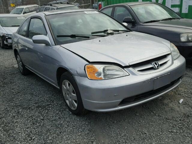 1HGEM22912L110706 - 2002 HONDA CIVIC EX GRAY photo 1