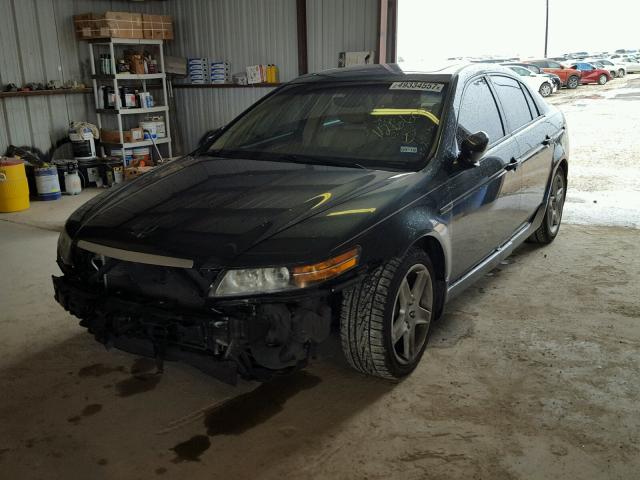 19UUA66255A061891 - 2005 ACURA TL GREEN photo 2