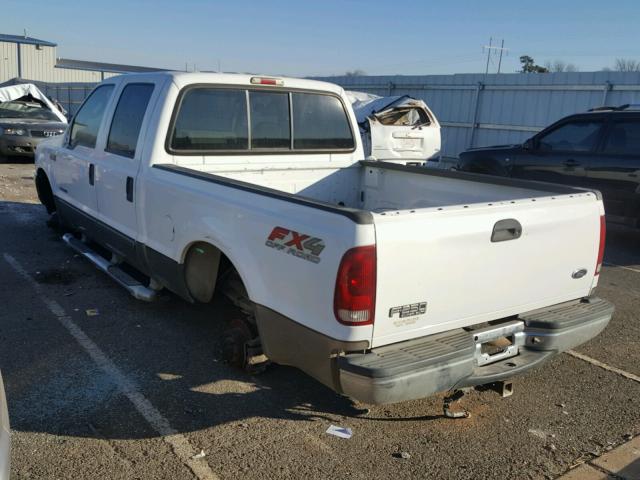 1FTNW21F63EB21819 - 2003 FORD F250 SUPER WHITE photo 3