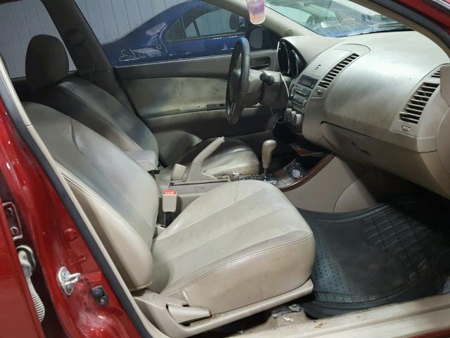 1N4AL11D36C211208 - 2006 NISSAN ALTIMA S RED photo 5