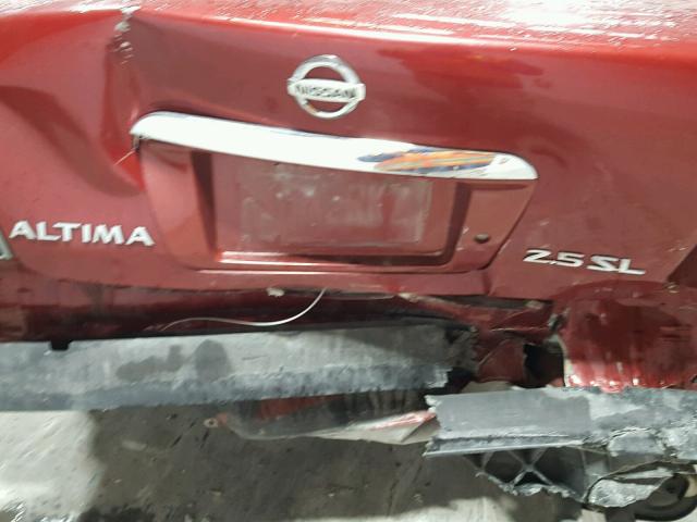 1N4AL11D36C211208 - 2006 NISSAN ALTIMA S RED photo 9