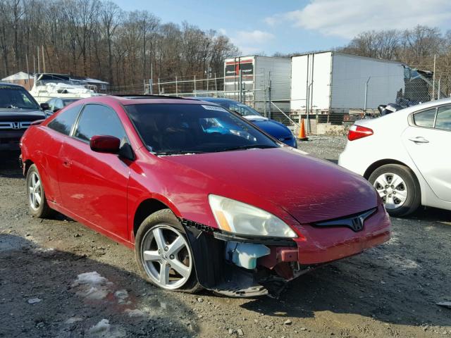 1HGCM71603A005888 - 2003 HONDA ACCORD EX RED photo 1