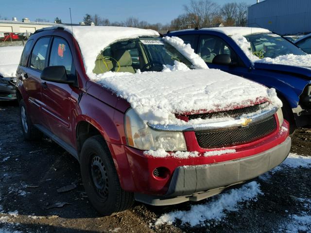 2CNDL23F166162722 - 2006 CHEVROLET EQUINOX LS RED photo 1