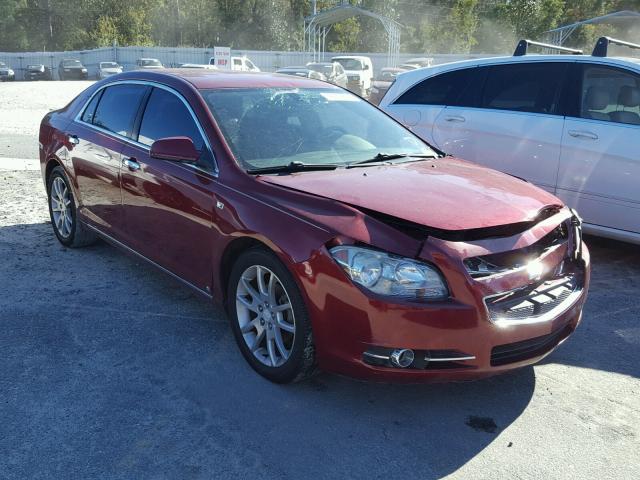 1G1ZK57748F270027 - 2008 CHEVROLET MALIBU LTZ RED photo 1