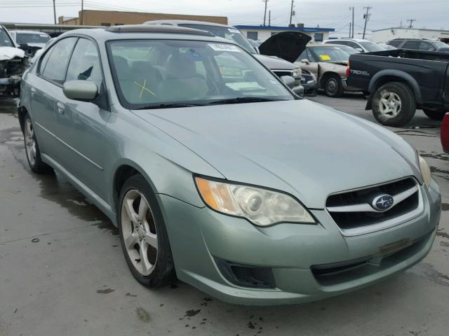 4S3BL616597213312 - 2009 SUBARU LEGACY 2.5 GREEN photo 1