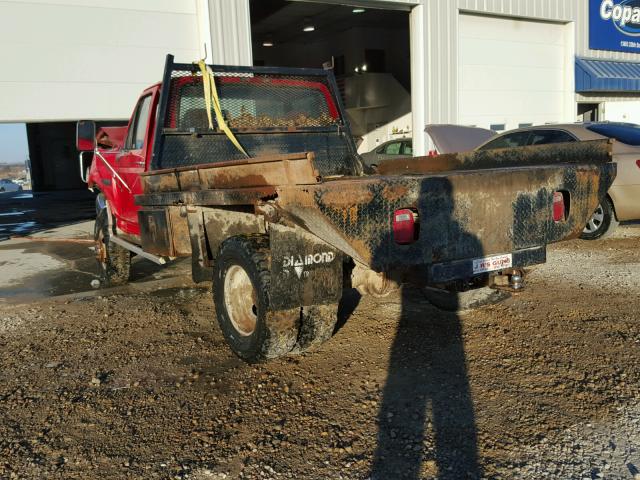 1FDKF38G8VEC36086 - 1997 FORD F350 RED photo 3