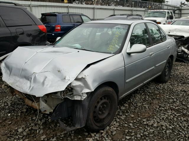 3N1CB51D64L481373 - 2004 NISSAN SENTRA 1.8 SILVER photo 2