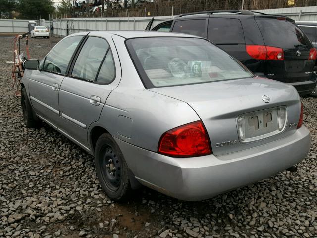 3N1CB51D64L481373 - 2004 NISSAN SENTRA 1.8 SILVER photo 3