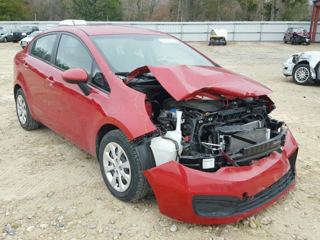 KNADM4A3XF6526127 - 2015 KIA RIO LX RED photo 1