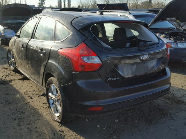 1FADP3K24EL211212 - 2014 FORD FOCUS SE BLACK photo 3