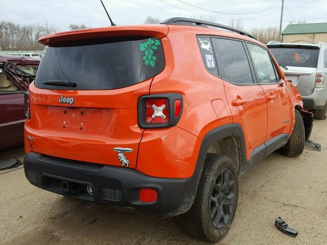 ZACCJBBT9FPC10869 - 2015 JEEP RENEGADE L ORANGE photo 4