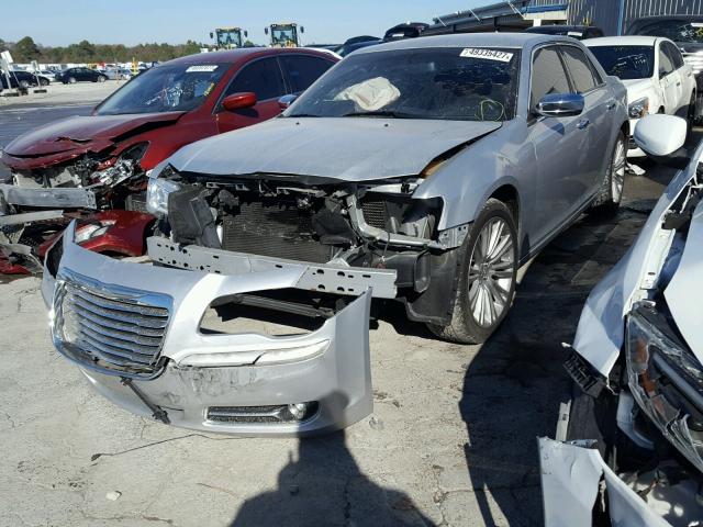 2C3CCACG3CH196992 - 2012 CHRYSLER 300 LIMITE GRAY photo 2