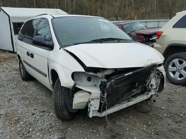 1D4GP24R87B208417 - 2007 DODGE GRAND CARA WHITE photo 1