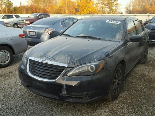 1C3CCBBB8DN766232 - 2013 CHRYSLER 200 TOURIN BLACK photo 2