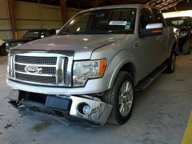 1FTFW1ETXBFD02171 - 2011 FORD F150 SUPER SILVER photo 2