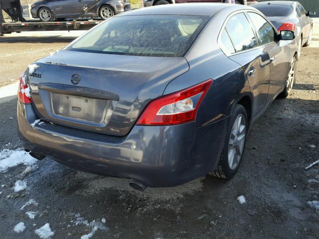 1N4AA51E69C838611 - 2009 NISSAN MAXIMA S GRAY photo 4