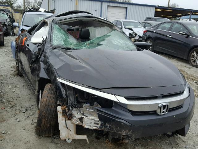 19XFC2F77HE031847 - 2017 HONDA CIVIC EX შავი ფოტო 1