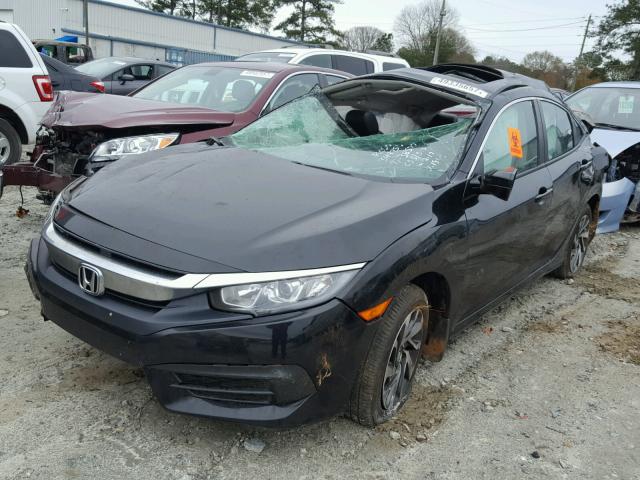 19XFC2F77HE031847 - 2017 HONDA CIVIC EX შავი ფოტო 2