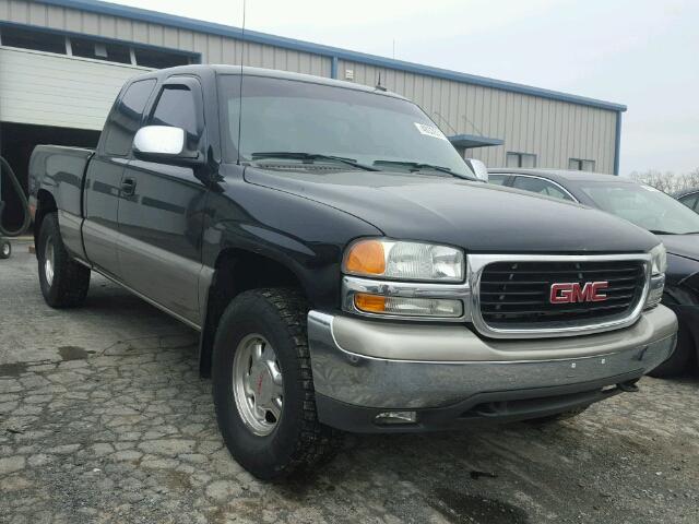 2GTEK19T221354418 - 2002 GMC NEW SIERRA BLACK photo 1