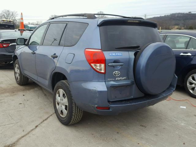 JTMZD33V175059737 - 2007 TOYOTA RAV4 BLUE photo 3