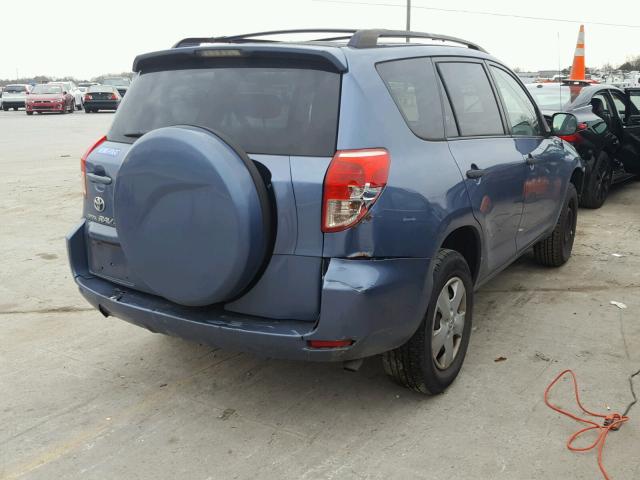 JTMZD33V175059737 - 2007 TOYOTA RAV4 BLUE photo 4