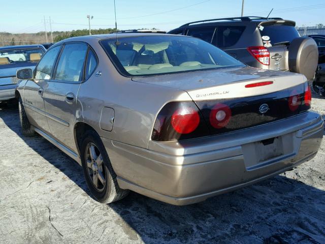 2G1WH55K249334979 - 2004 CHEVROLET IMPALA LS GOLD photo 3