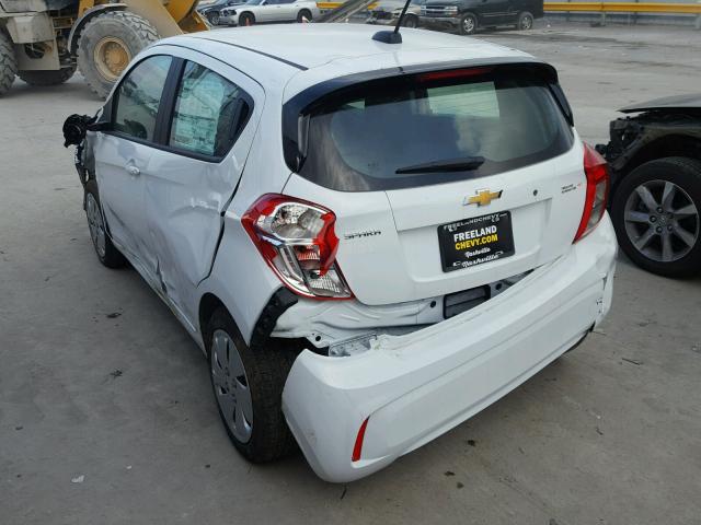 KL8CB6SA3HC818986 - 2017 CHEVROLET SPARK LS WHITE photo 3