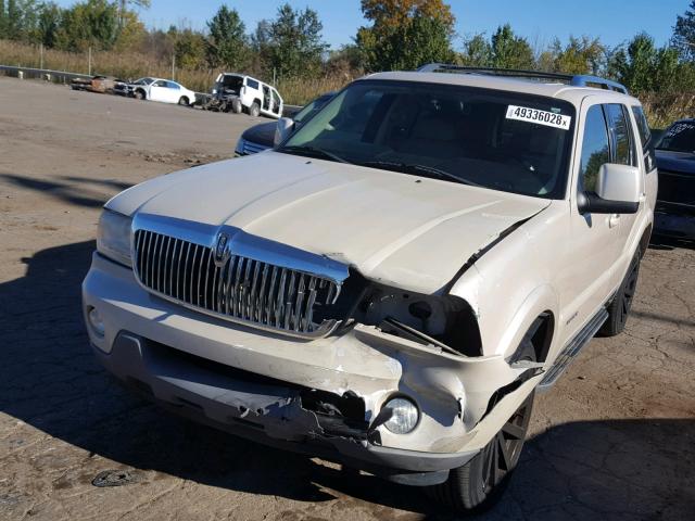 5LMEU88H35ZJ13486 - 2005 LINCOLN AVIATOR 白色 照片 2
