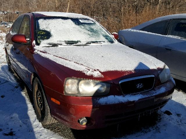 KMHDN45D53U652739 - 2003 HYUNDAI ELANTRA GL RED photo 1