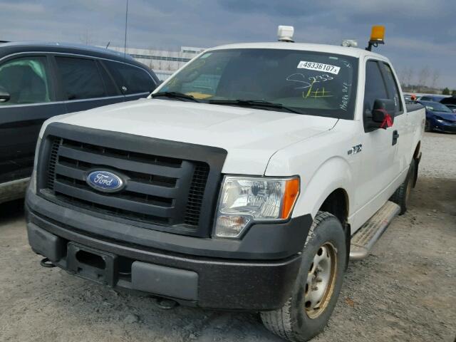 1FTEX1E83AFB99940 - 2010 FORD F150 SUPER WHITE photo 2